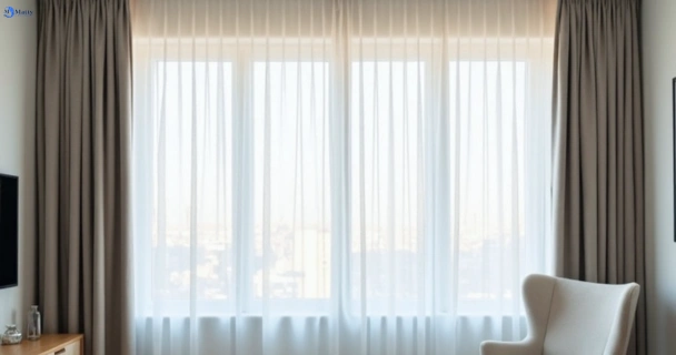 Restored vibrant drapes in elizabeth-bay-nsw QLD after Matty Curtain Cleaning